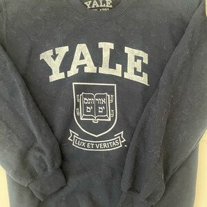 Small Navy Blue Yale Crewneck Sweatshirt